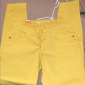 NWT yellow denim Old navy